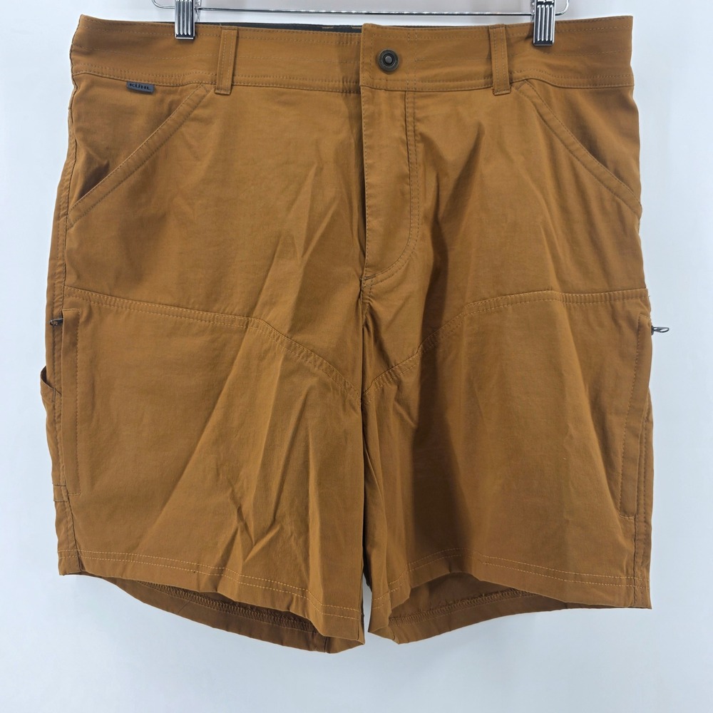 Kuhl Renegade Mens Size 36 Brown Technical Hiking Cargo Shorts Stretch RN108846